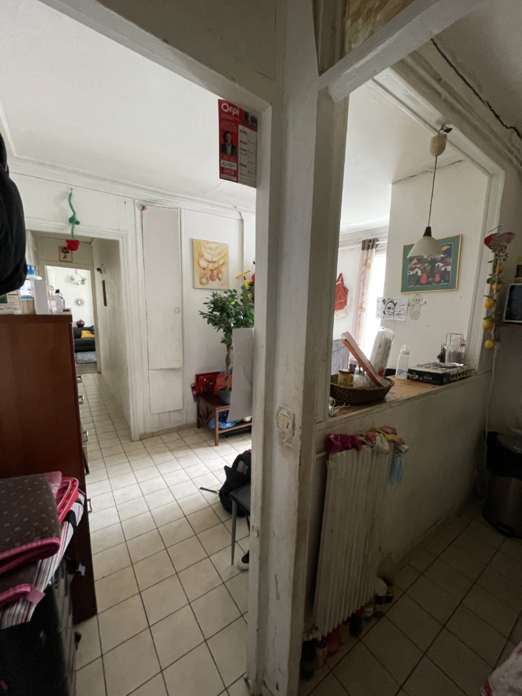 Photo de l'appartement dans son état existant.