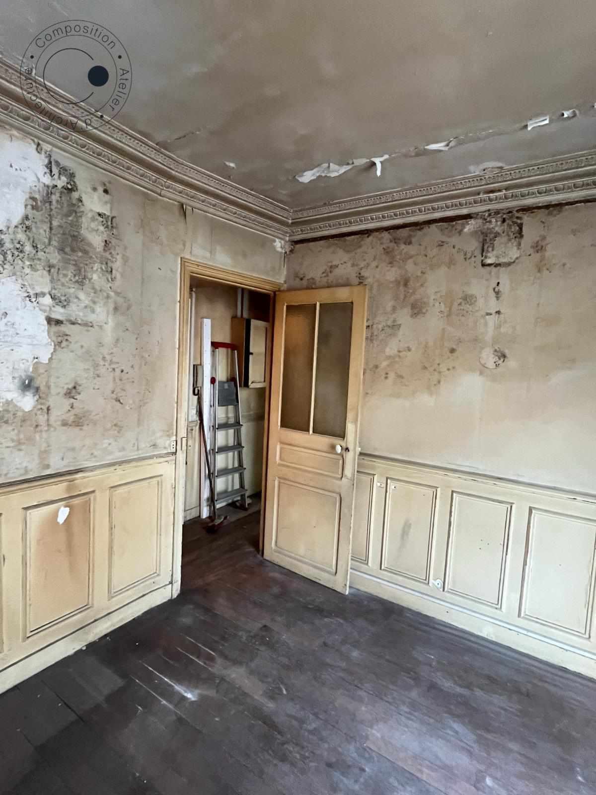 Photo de l'état existant de l'appartement.